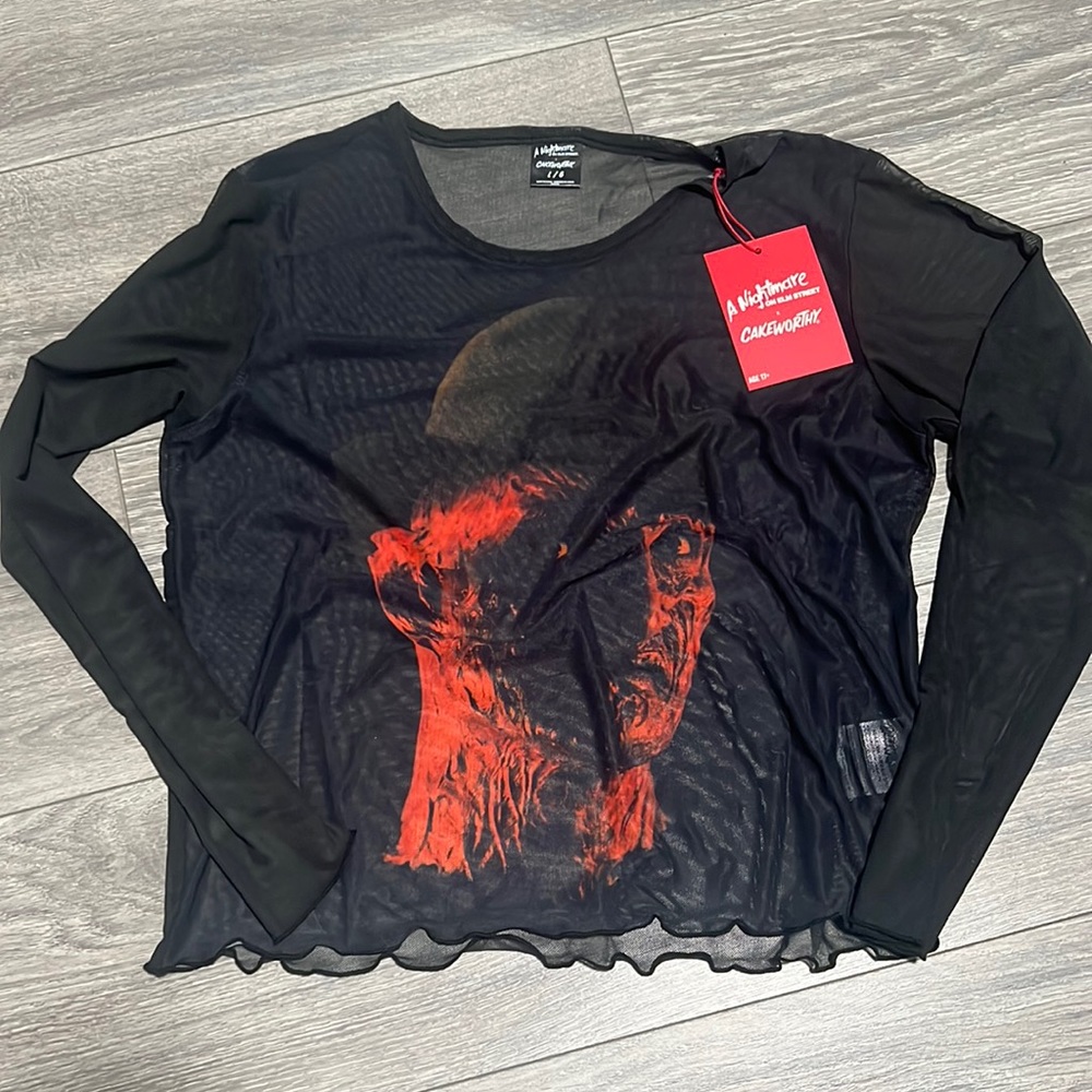 Freddy Krueger mesh long sleeve